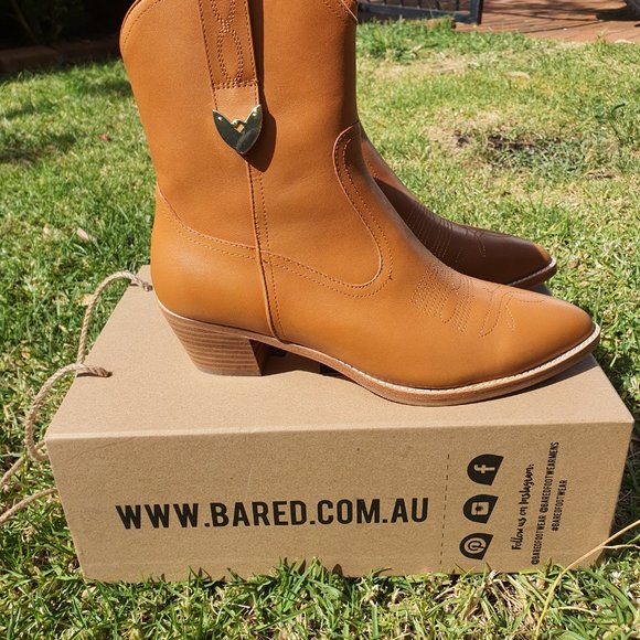 BARED TAN CONDOR BOOTS - Picture 8 of 14
